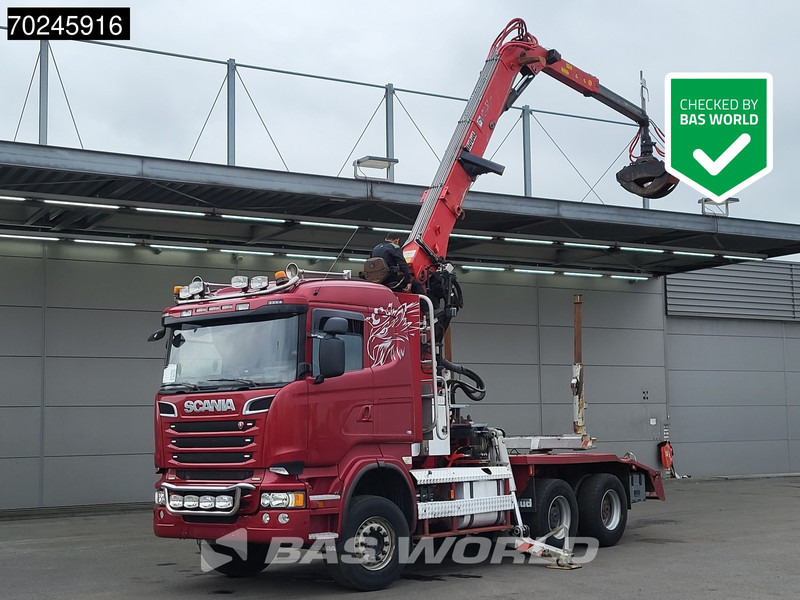 Scania R580 6X4 3-Pedals Jonsered J28505 83 Crane Kran Steel-suspension Retarder Euro 6 - 목재 트럭, 크레인 트럭 : 사진 1 Scania R580 6X4 3-Pedals Jonsered J28505 83 Crane Kran Steel-suspension Retarder Euro 6 - 목재 트럭, 크레인 트럭 : 사진 1