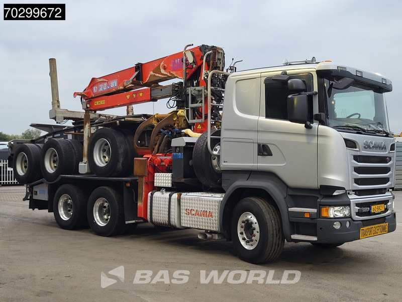 Scania R580 R 6X4 NL-Truck Diebolt D28.81 Kran Crane Holztransport + Dolly Retarder Euro 6 - 목재 트럭, 크레인 트럭 : 사진 3 Scania R580 R 6X4 NL-Truck Diebolt D28.81 Kran Crane Holztransport + Dolly Retarder Euro 6 - 목재 트럭, 크레인 트럭 : 사진 3