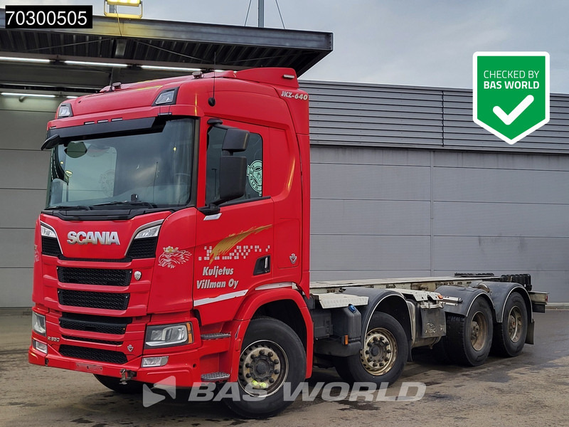 Scania R650 R 8X4 8x4 chassis Big-Axle Retarder Semi Automatic Euro 6 - 캡 새시 트럭 : 사진 1 Scania R650 R 8X4 8x4 chassis Big-Axle Retarder Semi Automatic Euro 6 - 캡 새시 트럭 : 사진 1