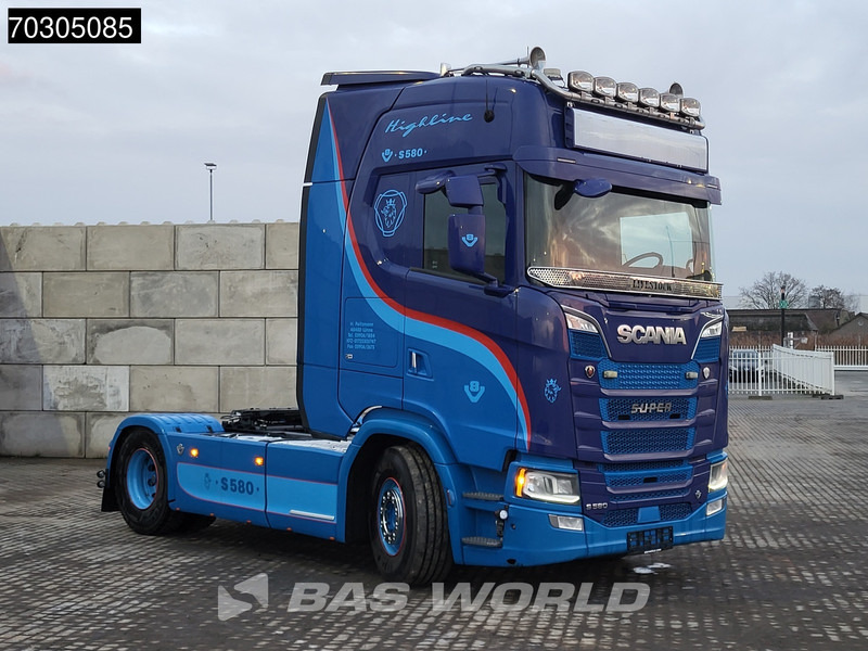 Scania S580 S 4X2 Full-Air Retarder 2xTanks Standklima Leder - 트랙터 유닛 : 사진 3 Scania S580 S 4X2 Full-Air Retarder 2xTanks Standklima Leder - 트랙터 유닛 : 사진 3
