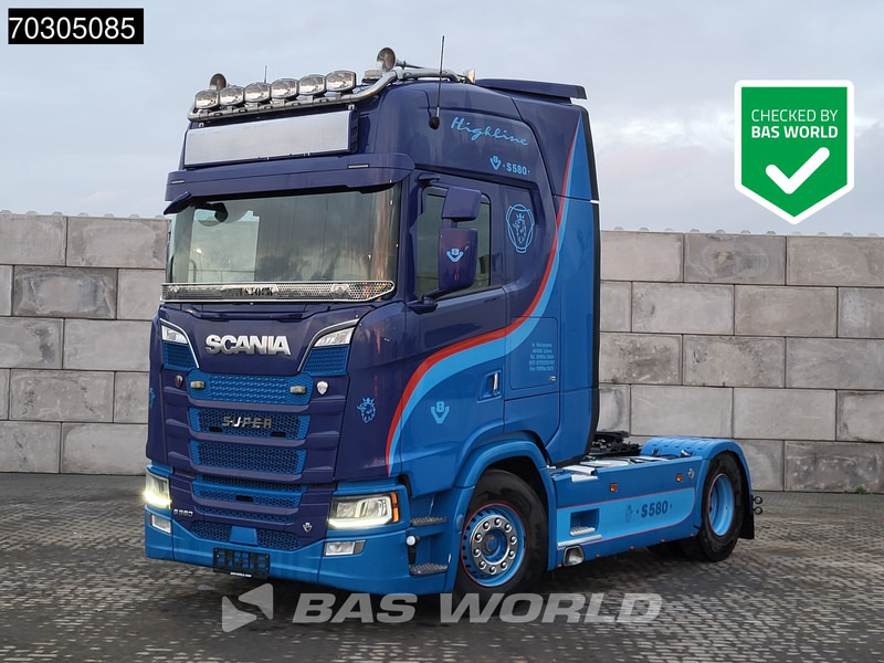 Scania S580 S 4X2 Full-Air Retarder 2xTanks Standklima Leder - 트랙터 유닛 : 사진 1 Scania S580 S 4X2 Full-Air Retarder 2xTanks Standklima Leder - 트랙터 유닛 : 사진 1