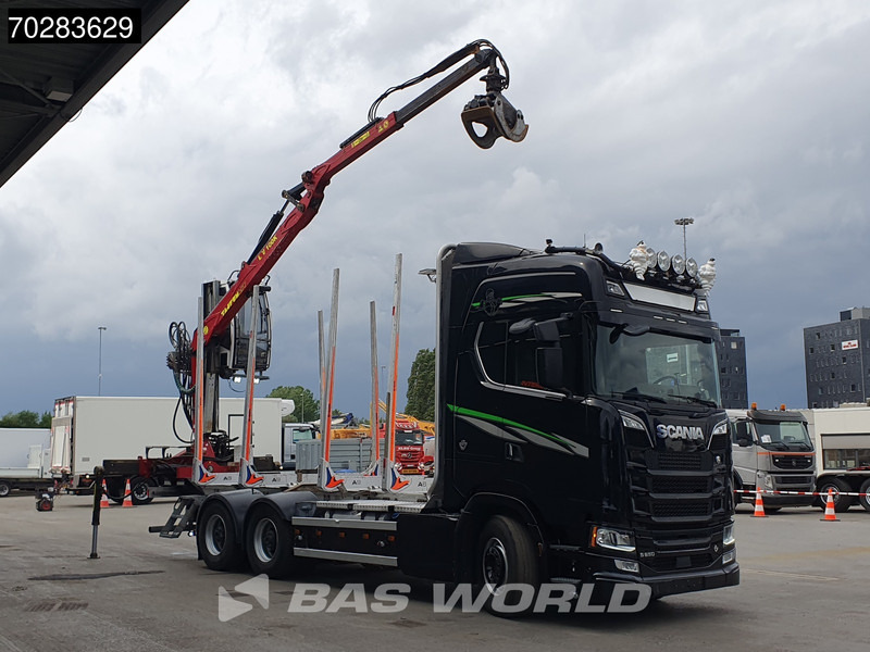Scania S650 S 6X4 Tajfun LIV100K Kran Holztransport Retarder 3-Pedals Euro 6 - 목재 트럭, 크레인 트럭 : 사진 3 Scania S650 S 6X4 Tajfun LIV100K Kran Holztransport Retarder 3-Pedals Euro 6 - 목재 트럭, 크레인 트럭 : 사진 3