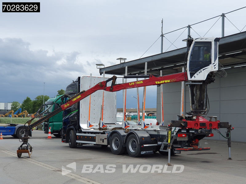 Scania S650 S 6X4 Tajfun LIV100K Kran Holztransport Retarder 3-Pedals Euro 6 - 목재 트럭, 크레인 트럭 : 사진 5 Scania S650 S 6X4 Tajfun LIV100K Kran Holztransport Retarder 3-Pedals Euro 6 - 목재 트럭, 크레인 트럭 : 사진 5