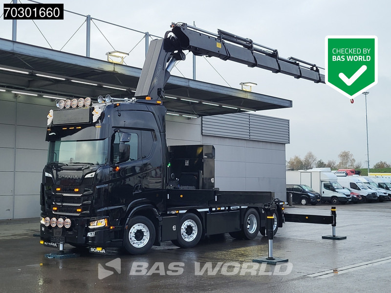 Scania S660 8X2 HMF 9520OK-RCS Crane Kran Fifth wheel Full Air Lift+steering axle - 트랙터 유닛 : 사진 1 Scania S660 8X2 HMF 9520OK-RCS Crane Kran Fifth wheel Full Air Lift+steering axle - 트랙터 유닛 : 사진 1