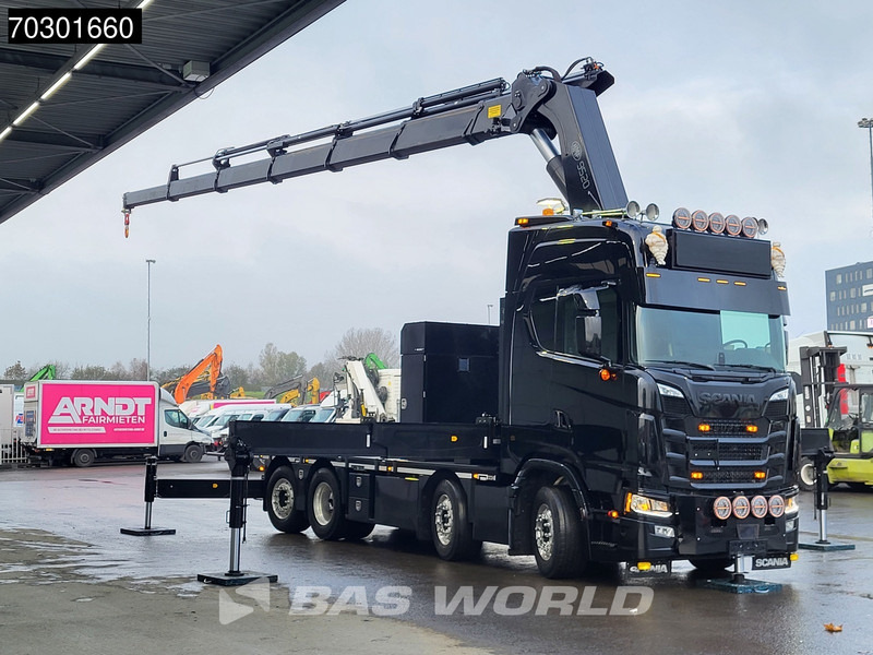 Scania S660 8X2 HMF 9520OK-RCS Crane Kran Fifth wheel Full Air Lift+steering axle - 트랙터 유닛 : 사진 3 Scania S660 8X2 HMF 9520OK-RCS Crane Kran Fifth wheel Full Air Lift+steering axle - 트랙터 유닛 : 사진 3