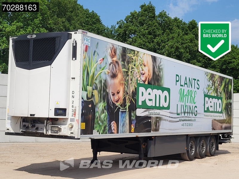 Schmitz Cargobull Carrier 3 axles Doppelverdampfer Tailgate Palettenkasten Blumenbreit LBW - 냉동 세미 트레일러 : 사진 1 Schmitz Cargobull Carrier 3 axles Doppelverdampfer Tailgate Palettenkasten Blumenbreit LBW - 냉동 세미 트레일러 : 사진 1