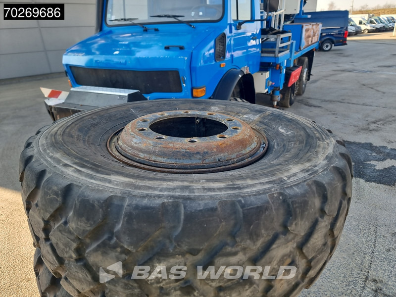 크레인 트럭 Unimog U2450L 6X6 Unimog Engin EGI TP 226 hubarbeitsbühne Manual Euro 2 : 사진 9