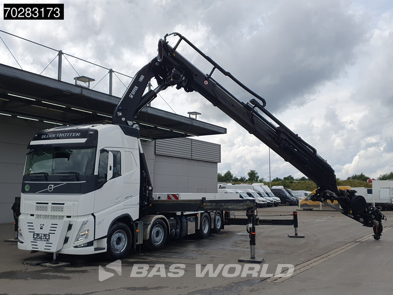 Volvo FH 460 8X2 Effer 1000 9S/6S Crane Kran Winch JIB Lift-Lenkachse Euro 6 - 드롭사이드/ 플랫베드 트럭, 크레인 트럭 : 사진 3 Volvo FH 460 8X2 Effer 1000 9S/6S Crane Kran Winch JIB Lift-Lenkachse Euro 6 - 드롭사이드/ 플랫베드 트럭, 크레인 트럭 : 사진 3
