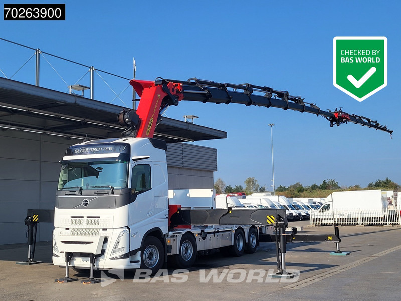 Volvo FH 500 8X2 Palfinger PK110002 SH Crane + Fly-Jib Winch VEB+ Euro 6 - 드롭사이드/ 플랫베드 트럭, 크레인 트럭 : 사진 1 Volvo FH 500 8X2 Palfinger PK110002 SH Crane + Fly-Jib Winch VEB+ Euro 6 - 드롭사이드/ 플랫베드 트럭, 크레인 트럭 : 사진 1