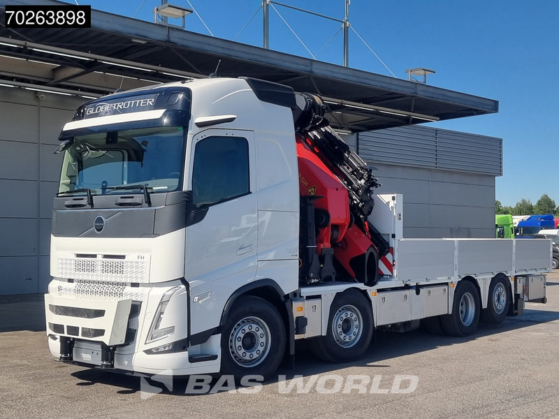 Volvo FH 500 8X2 Palfinger PK92002 SH JIB Kran Lift-Lenkachse Navi Euro 6 - 드롭사이드/ 플랫베드 트럭, 크레인 트럭 : 사진 1 Volvo FH 500 8X2 Palfinger PK92002 SH JIB Kran Lift-Lenkachse Navi Euro 6 - 드롭사이드/ 플랫베드 트럭, 크레인 트럭 : 사진 1