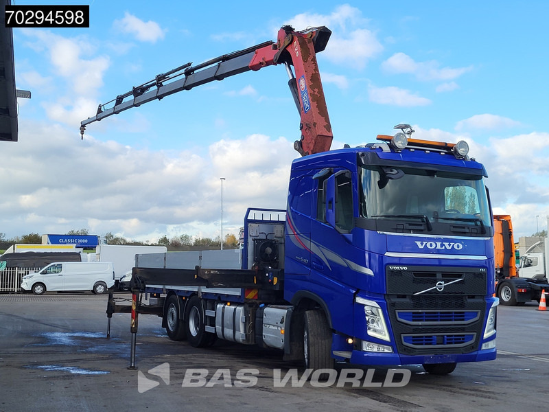 Volvo FH 540 FH 6X2 HMF 3220-K7 Crane Kran Lift-Axle Big-Axle Xenon Automatic Euro 6 - 드롭사이드/ 플랫베드 트럭, 크레인 트럭 : 사진 3 Volvo FH 540 FH 6X2 HMF 3220-K7 Crane Kran Lift-Axle Big-Axle Xenon Automatic Euro 6 - 드롭사이드/ 플랫베드 트럭, 크레인 트럭 : 사진 3