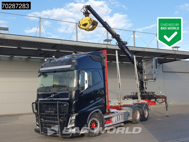 Volvo FH16 750 FH16 6X4 HIAB E96S 79 wood crane Retarder Dynamic-Steering Big-Axle Euro 6 - 목재 트럭, 크레인 트럭 : 사진 1 Volvo FH16 750 FH16 6X4 HIAB E96S 79 wood crane Retarder Dynamic-Steering Big-Axle Euro 6 - 목재 트럭, 크레인 트럭 : 사진 1