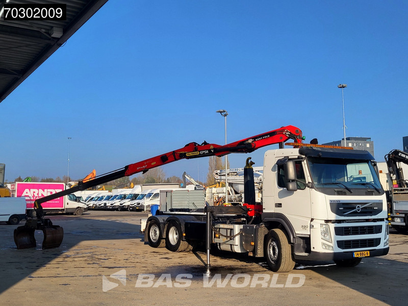Volvo FM 330 FM 6X2 Palfinger Epsilon Z-Crane VDL Hook Lift+Steering Axle - 후크 리프트 트럭, 크레인 트럭 : 사진 5 Volvo FM 330 FM 6X2 Palfinger Epsilon Z-Crane VDL Hook Lift+Steering Axle - 후크 리프트 트럭, 크레인 트럭 : 사진 5
