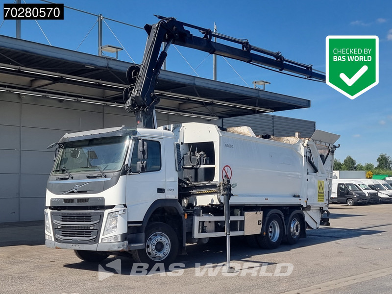 Volvo FM 370 6X2 Hiab X-Hipro 162 Kran GeesinkNorba Lift+Lenkachse VEB Euro 6 - 쓰레기차 : 사진 1 Volvo FM 370 6X2 Hiab X-Hipro 162 Kran GeesinkNorba Lift+Lenkachse VEB Euro 6 - 쓰레기차 : 사진 1