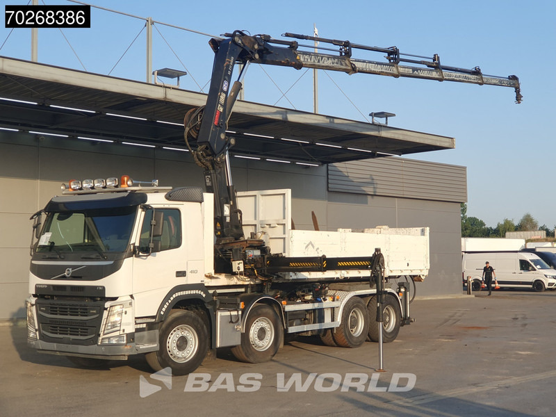 Volvo FM 410 8X4 211EP-5 HIDUO Kran Crane Steel suspension Big-Axle VEB Euro 6 - 후크 리프트 트럭, 크레인 트럭 : 사진 1 Volvo FM 410 8X4 211EP-5 HIDUO Kran Crane Steel suspension Big-Axle VEB Euro 6 - 후크 리프트 트럭, 크레인 트럭 : 사진 1