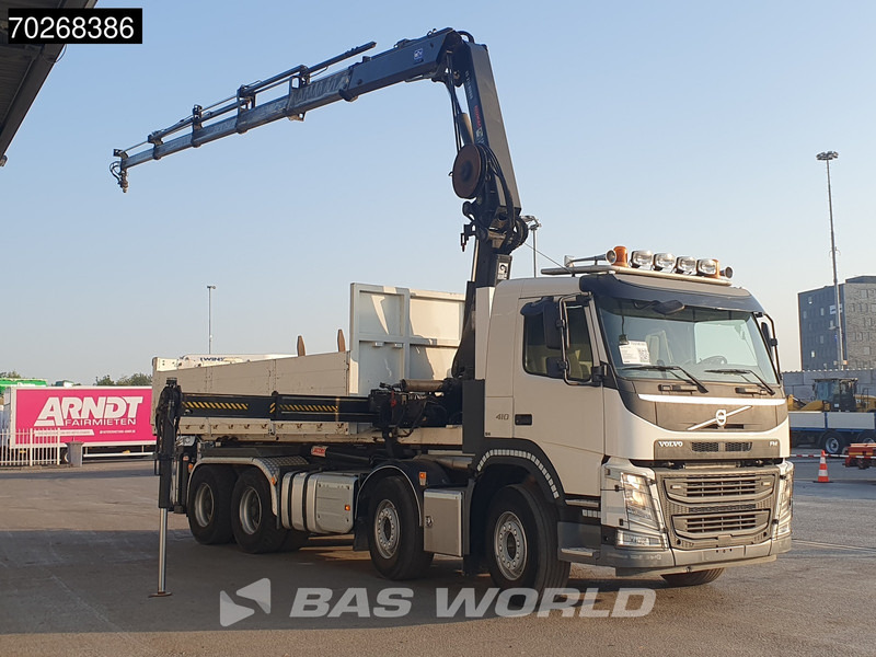 Volvo FM 410 8X4 211EP-5 HIDUO Kran Crane Steel suspension Big-Axle VEB Euro 6 - 후크 리프트 트럭, 크레인 트럭 : 사진 3 Volvo FM 410 8X4 211EP-5 HIDUO Kran Crane Steel suspension Big-Axle VEB Euro 6 - 후크 리프트 트럭, 크레인 트럭 : 사진 3