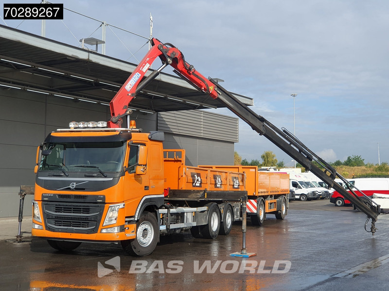 Volvo FM 420 6X2 Combi HMF 2120 K 4 Crane Kran Lift+lenkasche Euro 6 - 덤프트럭, 크레인 트럭 : 사진 5 Volvo FM 420 6X2 Combi HMF 2120 K 4 Crane Kran Lift+lenkasche Euro 6 - 덤프트럭, 크레인 트럭 : 사진 5