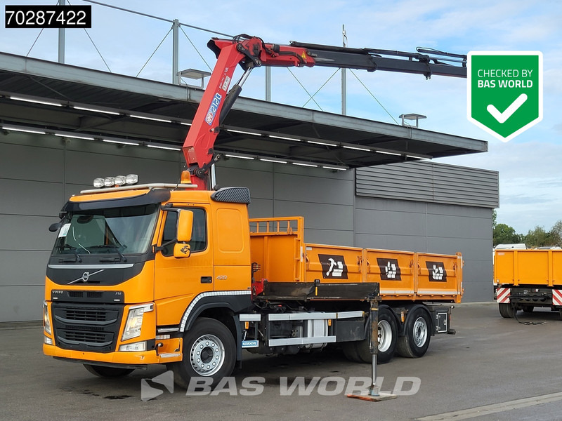 Volvo FM 420 6X2 HMF 2120 K 4 Crane Lift+lenkasche Euro 6 - 덤프트럭, 크레인 트럭 : 사진 1 Volvo FM 420 6X2 HMF 2120 K 4 Crane Lift+lenkasche Euro 6 - 덤프트럭, 크레인 트럭 : 사진 1