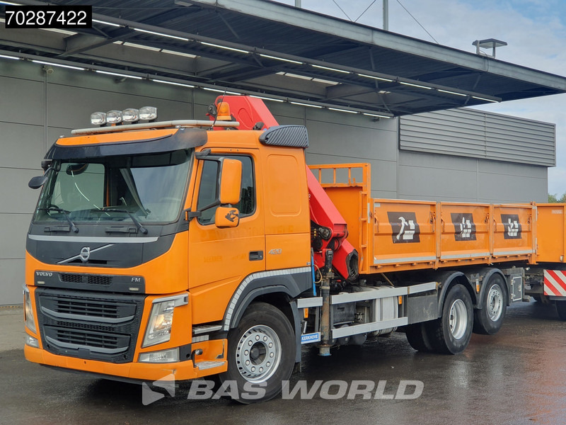 Volvo FM 420 6X2 HMF 2120 K 4 Crane Lift+lenkasche Euro 6 - 덤프트럭, 크레인 트럭 : 사진 3 Volvo FM 420 6X2 HMF 2120 K 4 Crane Lift+lenkasche Euro 6 - 덤프트럭, 크레인 트럭 : 사진 3