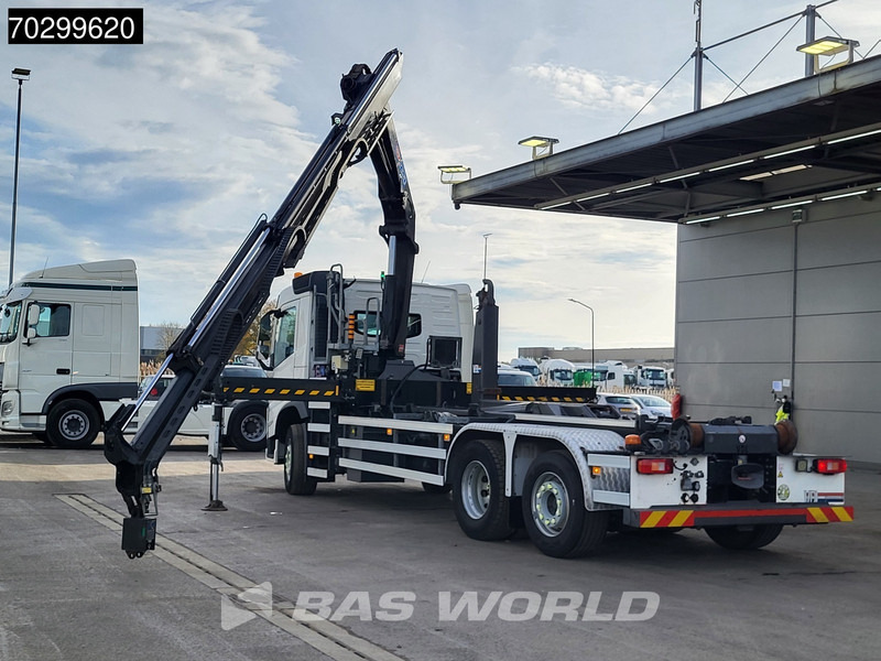 Volvo FM 430 FM 6X2 HMF 2320K-RCS Kran Crane + VDL S-21-6200 Lift + Steering Axle - 후크 리프트 트럭, 크레인 트럭 : 사진 5 Volvo FM 430 FM 6X2 HMF 2320K-RCS Kran Crane + VDL S-21-6200 Lift + Steering Axle - 후크 리프트 트럭, 크레인 트럭 : 사진 5