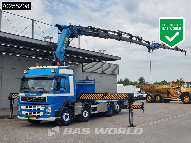 Volvo FM 440 8X2 Palfinger PK74002 + JIB + Winch Lift-Lenkachse Euro 5 - 드롭사이드/ 플랫베드 트럭, 크레인 트럭 : 사진 1 Volvo FM 440 8X2 Palfinger PK74002 + JIB + Winch Lift-Lenkachse Euro 5 - 드롭사이드/ 플랫베드 트럭, 크레인 트럭 : 사진 1
