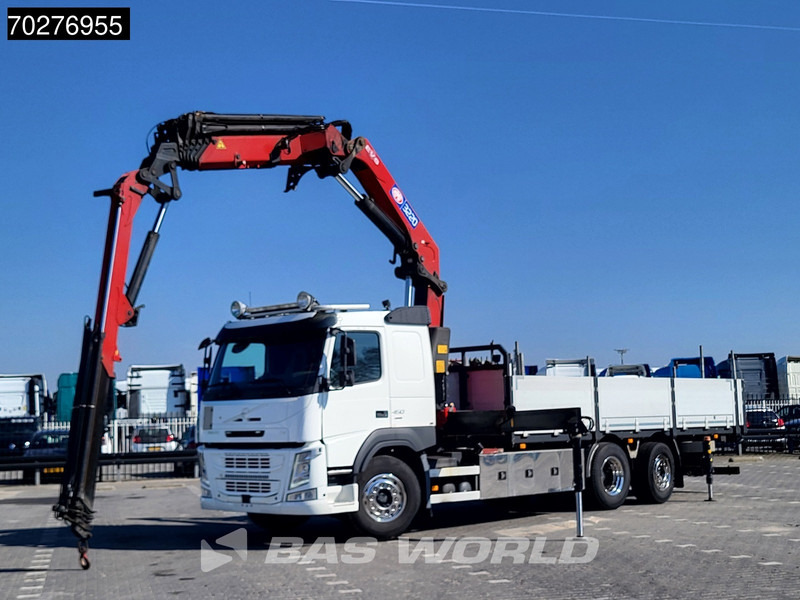 Volvo FM 450 6X2 HMF 3220 Crane Kran Lift-Lenkachse VEB+ Euro 6 - 드롭사이드/ 플랫베드 트럭, 크레인 트럭 : 사진 2 Volvo FM 450 6X2 HMF 3220 Crane Kran Lift-Lenkachse VEB+ Euro 6 - 드롭사이드/ 플랫베드 트럭, 크레인 트럭 : 사진 2
