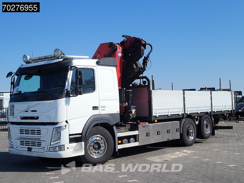 리스 Volvo FM 450 6X2 HMF 3220 Crane Kran Lift-Lenkachse VEB+ Euro 6 Volvo FM 450 6X2 HMF 3220 Crane Kran Lift-Lenkachse VEB+ Euro 6 : 사진 17