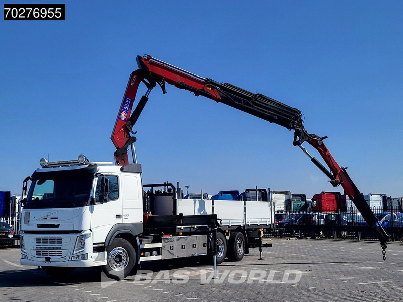 Volvo FM 450 6X2 HMF 3220 Crane Kran Lift-Lenkachse VEB+ Euro 6 - 드롭사이드/ 플랫베드 트럭, 크레인 트럭 : 사진 5 Volvo FM 450 6X2 HMF 3220 Crane Kran Lift-Lenkachse VEB+ Euro 6 - 드롭사이드/ 플랫베드 트럭, 크레인 트럭 : 사진 5