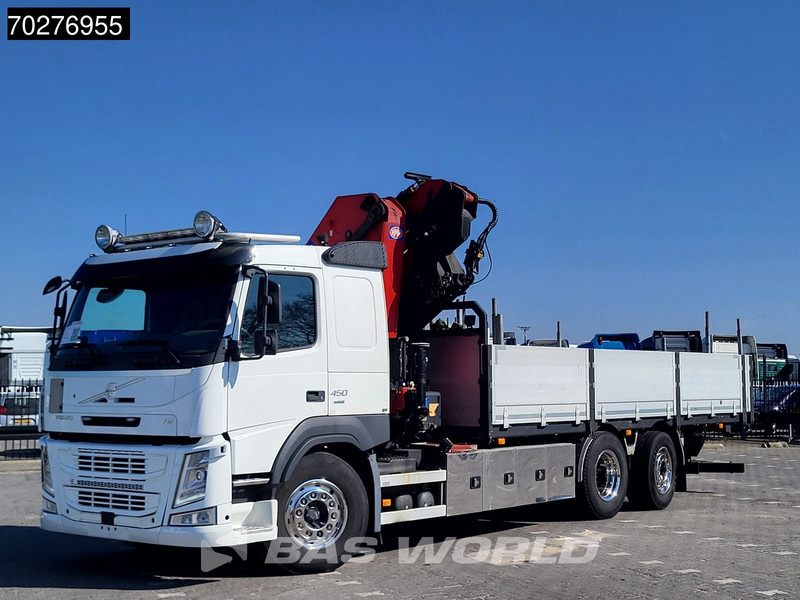 리스 Volvo FM 450 6X2 HMF 3220 Crane Kran Lift-Lenkachse VEB+ Euro 6 Volvo FM 450 6X2 HMF 3220 Crane Kran Lift-Lenkachse VEB+ Euro 6 : 사진 11