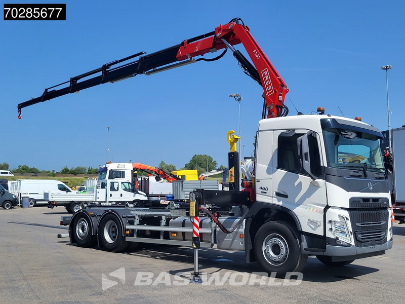 Volvo FM 460 6X2 NEW! FASSI F235A.0.25 Kran + HYVA 20-57-S Lift+steering axle Euro 6 - 후크 리프트 트럭, 크레인 트럭 : 사진 3 Volvo FM 460 6X2 NEW! FASSI F235A.0.25 Kran + HYVA 20-57-S Lift+steering axle Euro 6 - 후크 리프트 트럭, 크레인 트럭 : 사진 3