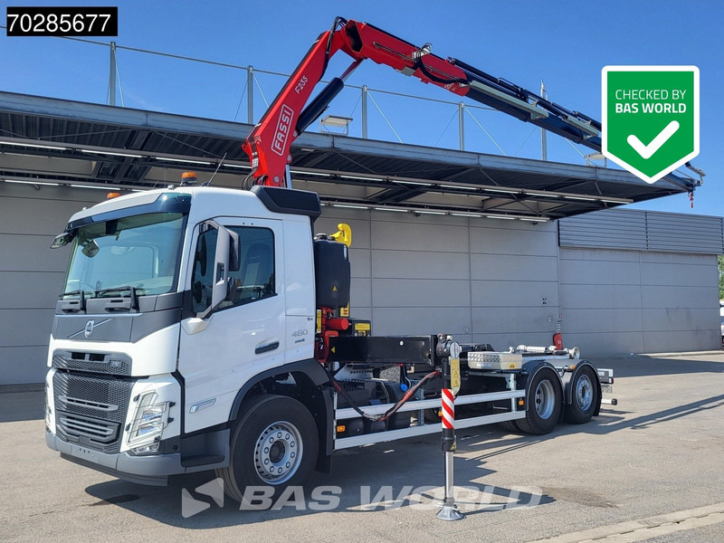 Volvo FM 460 6X2 NEW! FASSI F235A.0.25 Kran + HYVA 20-57-S Lift+steering axle Euro 6 - 후크 리프트 트럭, 크레인 트럭 : 사진 1 Volvo FM 460 6X2 NEW! FASSI F235A.0.25 Kran + HYVA 20-57-S Lift+steering axle Euro 6 - 후크 리프트 트럭, 크레인 트럭 : 사진 1