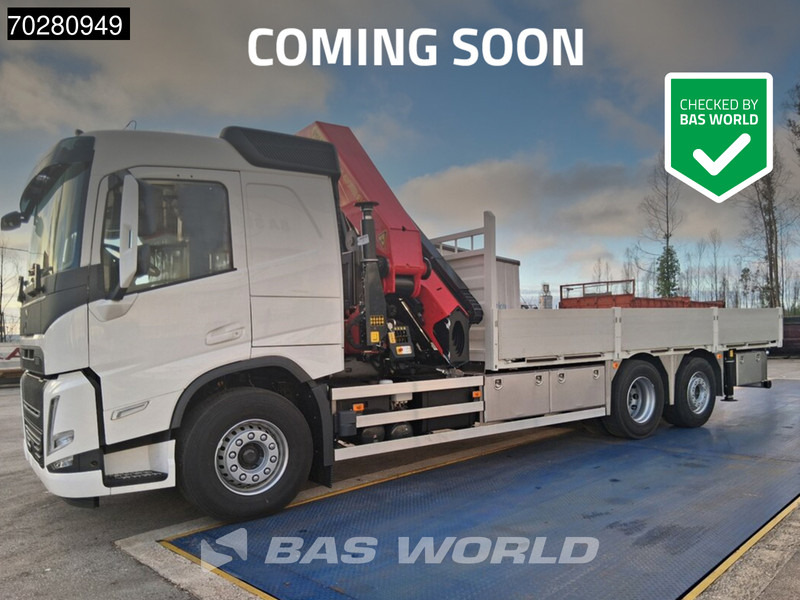 Volvo FM 500 6X2 NEW! Palfinger PK41002 EH-E Kran Crane Lift-steering Axle Euro 6 - 드롭사이드/ 플랫베드 트럭, 크레인 트럭 : 사진 1 Volvo FM 500 6X2 NEW! Palfinger PK41002 EH-E Kran Crane Lift-steering Axle Euro 6 - 드롭사이드/ 플랫베드 트럭, 크레인 트럭 : 사진 1