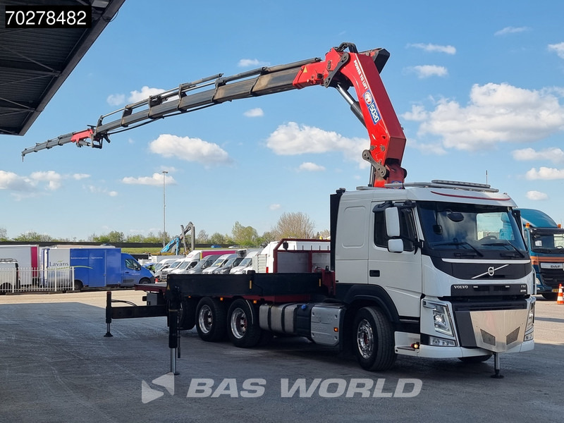 Volvo FM 500 8X4 HMF5020 K6 + Fly Jib Lift+Lenkachse Crane Kran Euro 6 - 드롭사이드/ 플랫베드 트럭, 크레인 트럭 : 사진 3 Volvo FM 500 8X4 HMF5020 K6 + Fly Jib Lift+Lenkachse Crane Kran Euro 6 - 드롭사이드/ 플랫베드 트럭, 크레인 트럭 : 사진 3