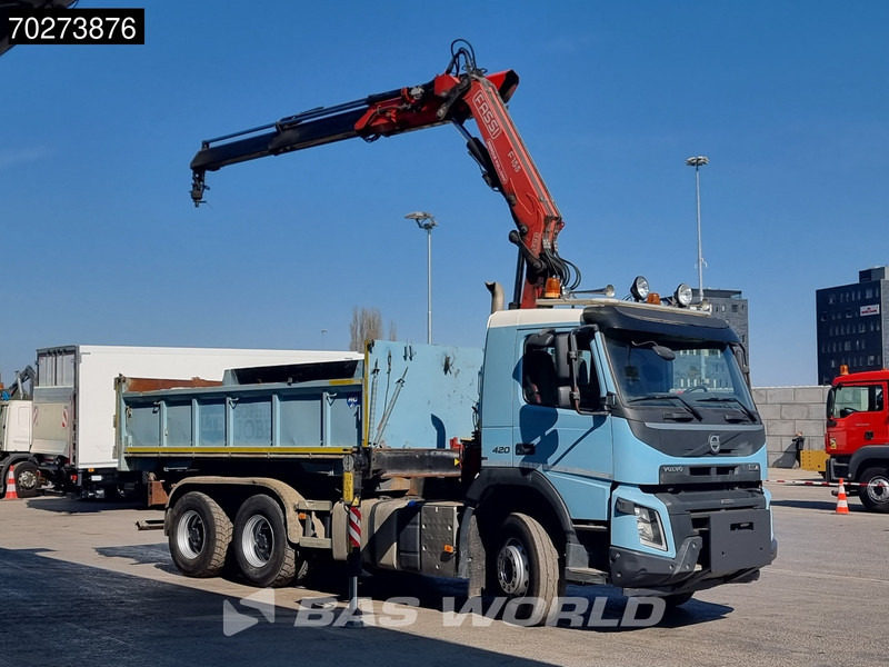 Volvo FMX 420 6X4 Fassi F155A.2.22 Crane 9m3 Big-Axle Automatic Euro 5 - 덤프트럭, 크레인 트럭 : 사진 2 Volvo FMX 420 6X4 Fassi F155A.2.22 Crane 9m3 Big-Axle Automatic Euro 5 - 덤프트럭, 크레인 트럭 : 사진 2