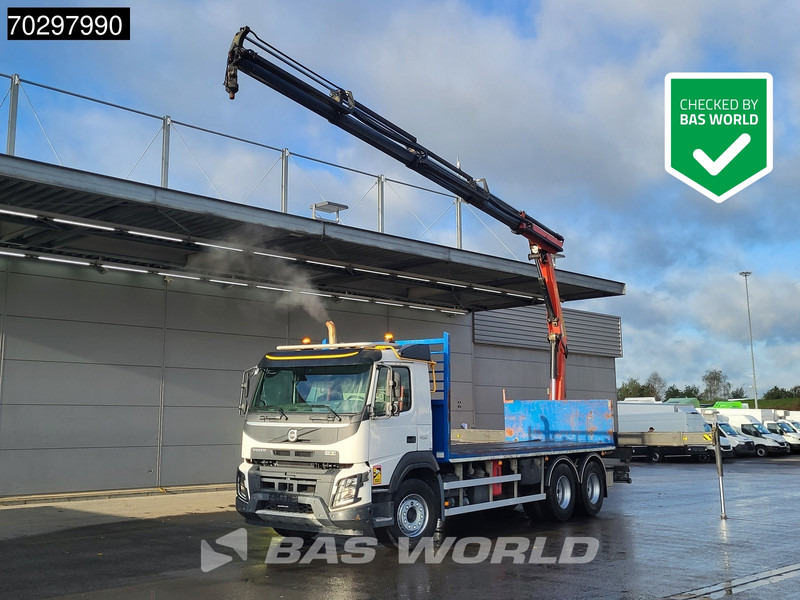 Volvo FMX 450 FMX 6X4 Palfinger PK 18002 EH Crane Manual Euro 6 - 드롭사이드/ 플랫베드 트럭, 크레인 트럭 : 사진 1 Volvo FMX 450 FMX 6X4 Palfinger PK 18002 EH Crane Manual Euro 6 - 드롭사이드/ 플랫베드 트럭, 크레인 트럭 : 사진 1