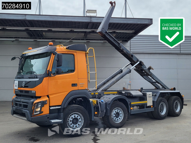 Volvo FMX 460 8X4 30t Meiller Hooklift Full Steel BigAxle Euro 6 - 후크 리프트 트럭 : 사진 1 Volvo FMX 460 8X4 30t Meiller Hooklift Full Steel BigAxle Euro 6 - 후크 리프트 트럭 : 사진 1