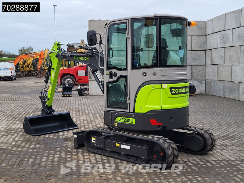 Zoomlion ZE26 GU Fabrieksgarantie- CW+3 Bakken - Kubota Motor - 미니 굴삭기 : 사진 5 Zoomlion ZE26 GU Fabrieksgarantie- CW+3 Bakken - Kubota Motor - 미니 굴삭기 : 사진 5