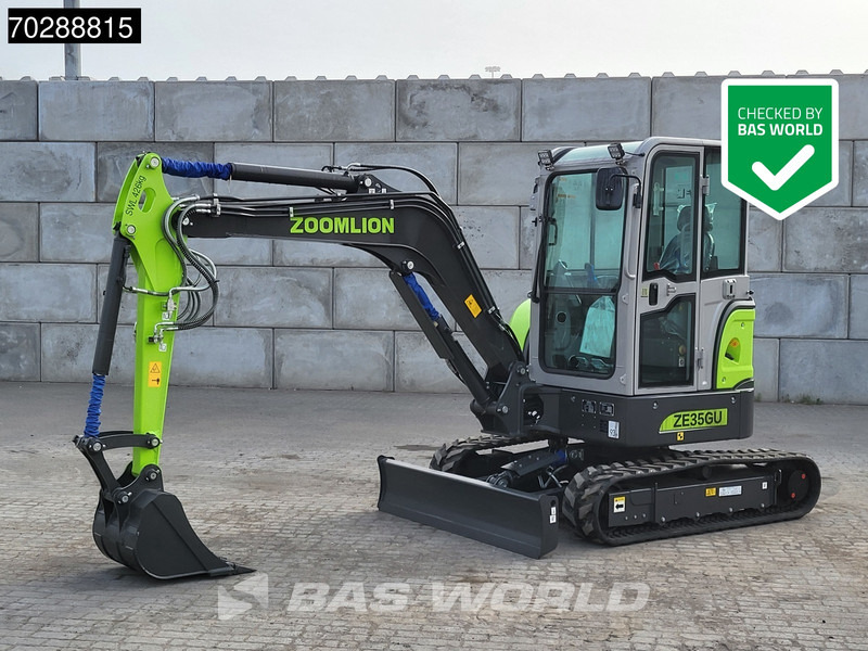 Zoomlion ZE35 GU A/C - CE CERTIFIED - 미니 굴삭기 : 사진 1 Zoomlion ZE35 GU A/C - CE CERTIFIED - 미니 굴삭기 : 사진 1