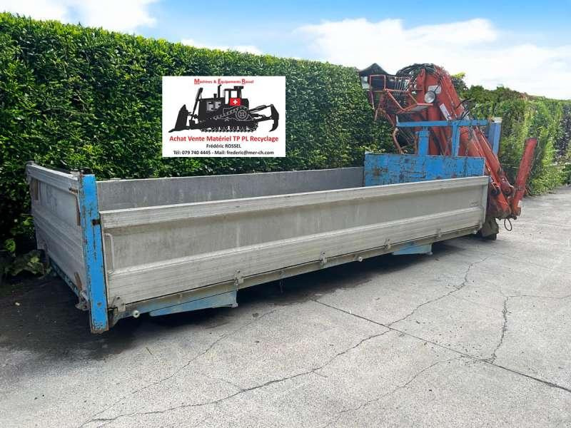 ROCHAT AVEC GRUE JOH. TIRRE EURO 170 - 롤오프 컨테이너 : 사진 1 ROCHAT AVEC GRUE JOH. TIRRE EURO 170 - 롤오프 컨테이너 : 사진 1