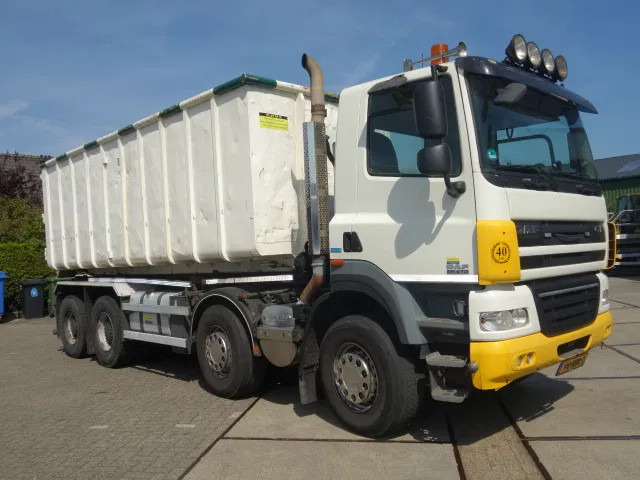 DAF CF 410 8X4 NCH CONTAINER SYSTEEM 32 TON 90 graden silo containers - 케이블 시스템 트럭 : 사진 4 DAF CF 410 8X4 NCH CONTAINER SYSTEEM 32 TON 90 graden silo containers - 케이블 시스템 트럭 : 사진 4