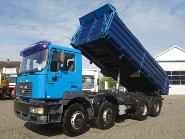MAN 41-414 MEILLER KIPPER 8X4,MANUAL POMP - 덤프트럭 : 사진 2 MAN 41-414 MEILLER KIPPER 8X4,MANUAL POMP - 덤프트럭 : 사진 2