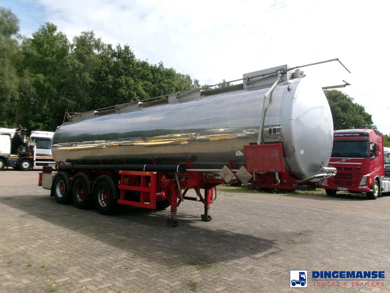 Crane Fruehauf Chemical ACID tank inox 30 m3 / 1 comp - 유조 세미 트레일러 : 사진 2 Crane Fruehauf Chemical ACID tank inox 30 m3 / 1 comp - 유조 세미 트레일러 : 사진 2