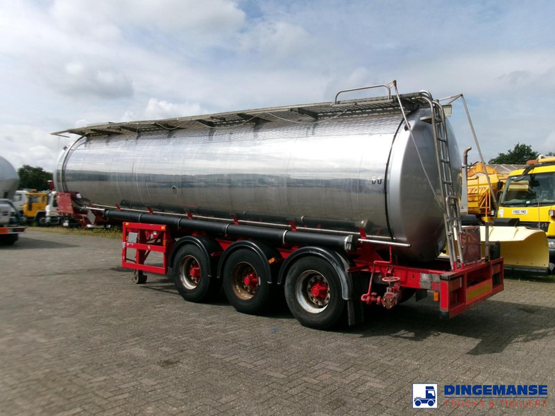 Crane Fruehauf Chemical ACID tank inox 30 m3 / 1 comp - 유조 세미 트레일러 : 사진 4 Crane Fruehauf Chemical ACID tank inox 30 m3 / 1 comp - 유조 세미 트레일러 : 사진 4