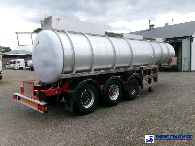 Crane Fruehauf Chemical tank inox 22.5 m3 / 1 comp - 유조 세미 트레일러 : 사진 4 Crane Fruehauf Chemical tank inox 22.5 m3 / 1 comp - 유조 세미 트레일러 : 사진 4