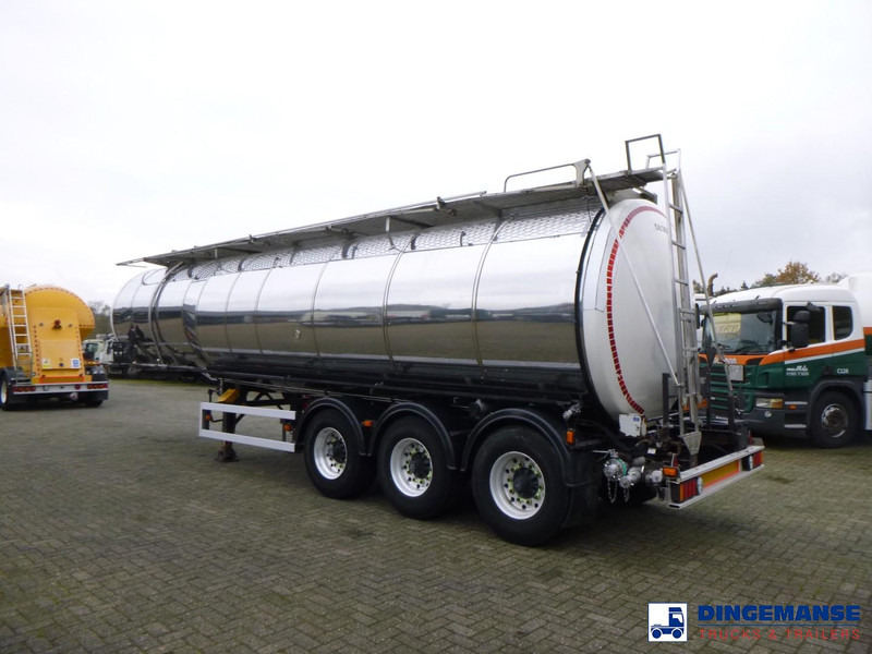 Crane Fruehauf Chemical tank inox 32.8 m3 / 1 comp - 유조 세미 트레일러 : 사진 3 Crane Fruehauf Chemical tank inox 32.8 m3 / 1 comp - 유조 세미 트레일러 : 사진 3