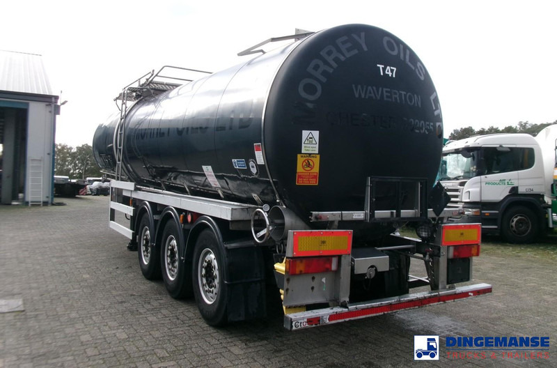 Crossland Bitumen tank inox 33 m3 / 1 comp + compressor + ADR L4BN - 유조 세미 트레일러 : 사진 3 Crossland Bitumen tank inox 33 m3 / 1 comp + compressor + ADR L4BN - 유조 세미 트레일러 : 사진 3