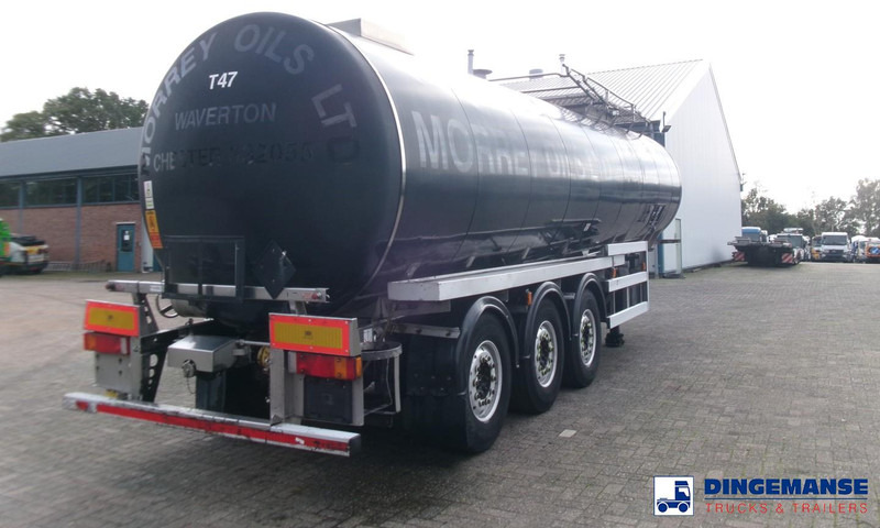Crossland Bitumen tank inox 33 m3 / 1 comp + compressor + ADR L4BN - 유조 세미 트레일러 : 사진 4 Crossland Bitumen tank inox 33 m3 / 1 comp + compressor + ADR L4BN - 유조 세미 트레일러 : 사진 4
