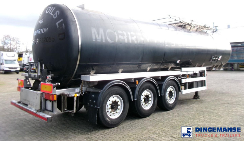 Crossland Bitumen tank inox 33 m3 / 1 comp + compressor + steam heating - 유조 세미 트레일러 : 사진 4 Crossland Bitumen tank inox 33 m3 / 1 comp + compressor + steam heating - 유조 세미 트레일러 : 사진 4