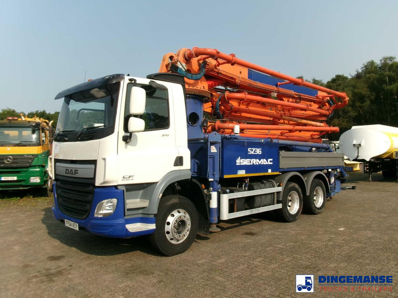 DAF CF 370 6X4 RHD Sermac 5Z36 concrete pump 36 m - 콘크리트 펌프 트럭 : 사진 5 DAF CF 370 6X4 RHD Sermac 5Z36 concrete pump 36 m - 콘크리트 펌프 트럭 : 사진 5