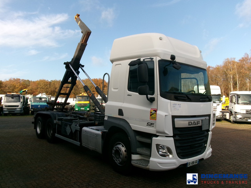 DAF CF 460 6x2 Euro 6 Hyva container hook 20 t - 후크 리프트 트럭 : 사진 2 DAF CF 460 6x2 Euro 6 Hyva container hook 20 t - 후크 리프트 트럭 : 사진 2